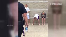 美國,俄州,高中,刑事科學,體驗,辣椒噴霧,警察,武器,震撼教育,Pepper spray