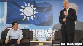 吳敦義與任內閣員有約。 圖／記者林敬旻攝