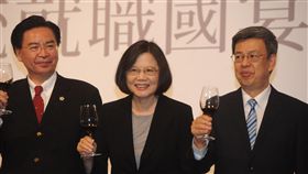 520,萬豪酒店,國宴,蔡英文,陳建仁,吳釗燮,敬酒(圖／中央社)