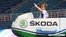  Lamigo啦啦隊長阿誠。（圖／記者王怡翔攝）