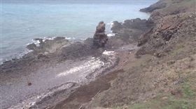 員貝嶼被破壞（圖／翻攝自海洋公民基金會）