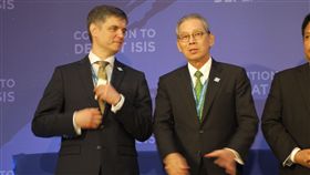 抗IS聯盟 高碩泰公開亮相美國務院／中央社