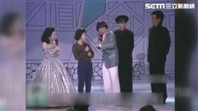 白冰冰（由左至右）與白曉燕、豬哥亮、于楓同台。