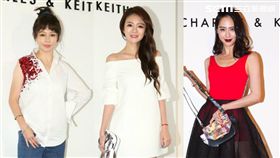 三大人妻女星返台參加CHARLES & KEITH來台開幕活動