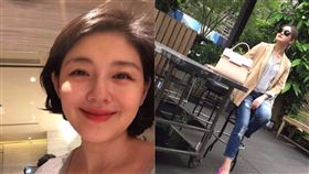 大S罕見在微博曬美照。（合成圖／翻攝自大S微博）