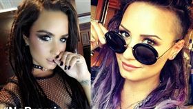 美國歌手Demi Lovato在MV中紮「雷鬼辮」，遭批侵犯黑人文化。（圖／翻攝自網路）