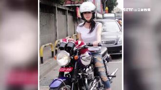 美艷勁裝騎重機　李婉鈺獲封車界女神