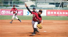 台東縣先發韓碩恆４局僅挨2安打無失分奪最有價值球員。（圖／棒協提供）