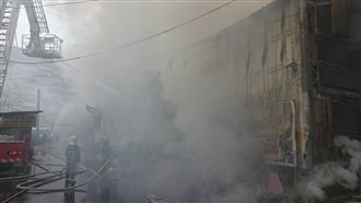 樹林鐵皮工廠陷大火　火勢已被撲滅