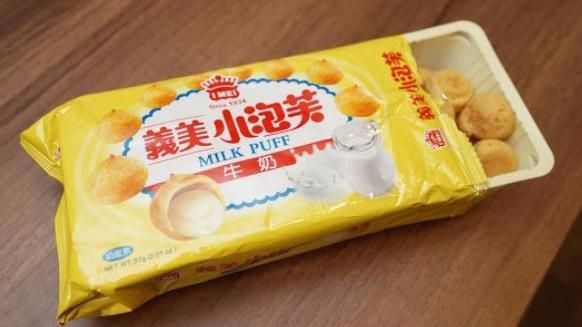 你試過嗎？義美小泡芙「這樣」最好吃