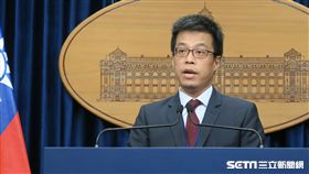 總統府發言人黃重諺。（記者盧素梅攝）