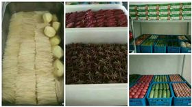 解放軍廚房食材（圖／翻攝自微博）