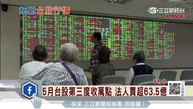 不見「五窮六絕」　台股5月三攻萬點