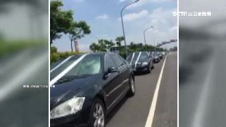 告別式超風光　億元車隊綿延2公里