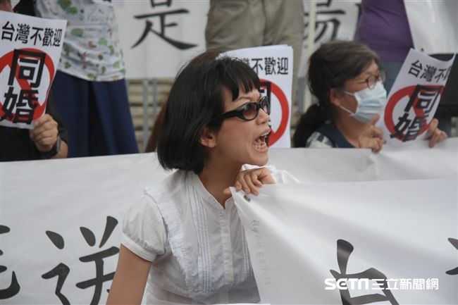 同婚釋憲，同性戀，反同，同志，平權 圖／記者林敬旻攝