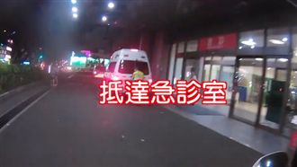痛苦喊「我不舒服」　暖警幫開道救命