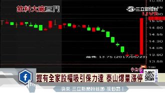 握有全家股權吸引保力達　泰山爆量漲