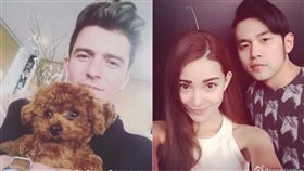 奧蘭多布魯,周杰倫,昆凌 合成圖/翻攝自奧蘭多布魯ig 昆凌微博