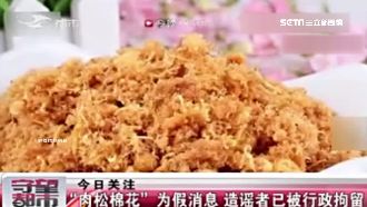 肉鬆是棉花做的？陸網友爆料引恐慌