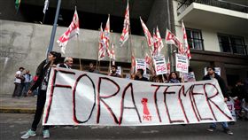 巴西,泰梅爾,貪汙,醜聞,抗議,示威,遊行,巴西里亞