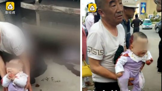 母護嬰犧牲遭車撞死　孩大哭不願離開