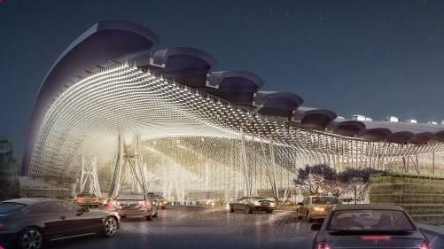 桃機第三航廈主體航廈及南廊廳則預計在2027年完工後全面啟用。（圖／翻攝自桃園機場臉書）