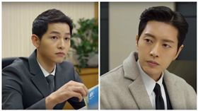 秘行要員,宋仲基,朴海鎮（合成圖／翻攝自JTBC Drama YouTube）
