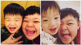 小亨堡合框飛飛　粉絲驚呼「母子臉」
圖/翻攝自小亨堡IG