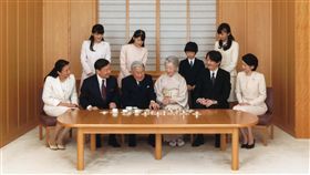 日本皇室、日本天皇明仁、愛子公主、德仁皇太子、文仁親王、悠仁親王、雅子妃、紀子妃、真子、佳子（圖／路透社／達志影像）