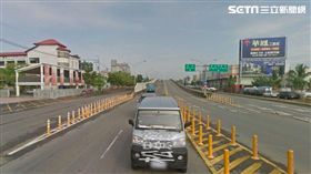 高雄市大寮區光明陸橋前。翻攝Google Map