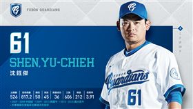 悍將感「蟹」日沈鈺傑父子開球。（圖／球團提供）