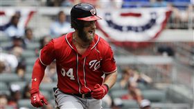 國民隊少年強打Bryce Harper。（圖／美聯社／達志影像）