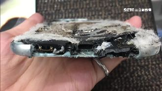 手機起火　廠商：電池有穿刺痕非自燃