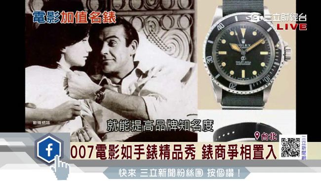 007龐德戴過的錶　行情皆水漲船高