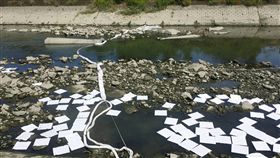 和桐化學公司，漏油，後勁溪 （圖／中央社）