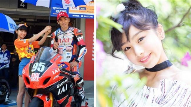日賽車女郎好正？年僅12歲引爭議