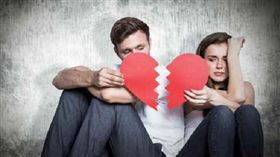 吵架、分手、心碎、情侶、爭吵／達志影像／美聯社