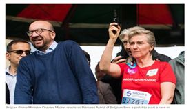 國際,比利時,公主,路跑,馬拉松,總理,Charles Michel
