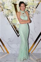 劉伊心、林葦茹為時尚美學館站台。（記者邱榮吉/攝影）