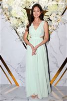 劉伊心、林葦茹為時尚美學館站台。（記者邱榮吉/攝影）