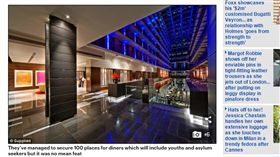 墨爾本,InterContinental,飯店,慈善,午餐,暖心 
圖／翻攝自《每日郵報》