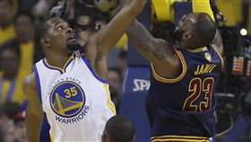 Kevin Durant,LeBron James,NBA總冠軍賽(ap)
