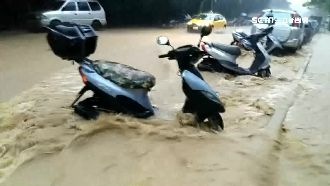 烟花雨彈襲北台灣！雙北6區淹水警戒