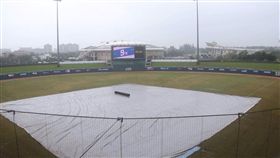 花蓮球場因雨延賽（圖／聯盟提供）