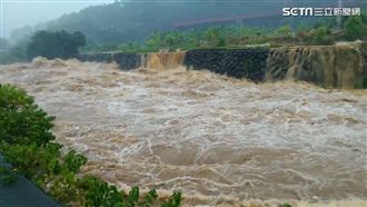 暴雨狂轟北台灣　網友：颱風等級