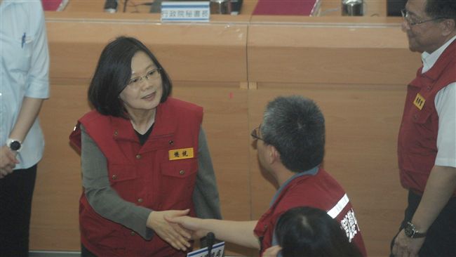 豪雨炸彈襲台　蔡英文：防災視同作戰
