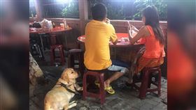 導盲犬,同理心,視障,呂冠霖,小孩,保護,吃飯,怕狗　圖／翻攝自呂冠霖臉書https://goo.gl/ndOXnc