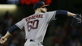 ▲休士頓太空人強投Dallas Keuchel開季9連勝。（圖／美聯社／達志影像）