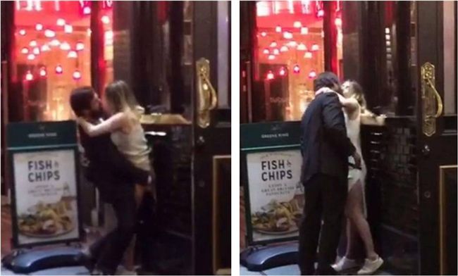 男女激吻勾起慾火　當街直接「辦事」