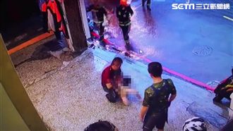 基隆女童遭沖走救回　急救畫面曝光